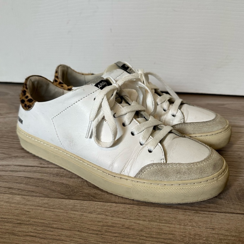 AXEL Arigato Clean 90 Triple Animal White Sneakers